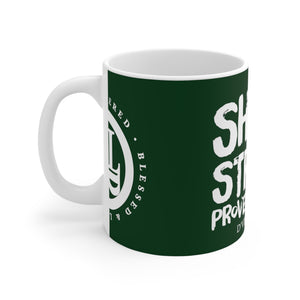 She Is Strong - Hunter Green Mug