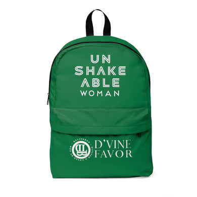 Unshakeable Woman - Green Classic Backpack