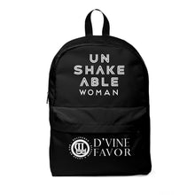 Load image into Gallery viewer, Unshakeable Woman - Black Classic Backpack