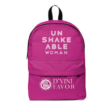 Load image into Gallery viewer, Unshakeable Woman - Pink Classic Backpack