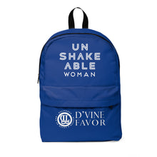 Load image into Gallery viewer, Unshakeable Woman - Blue Classic Backpack