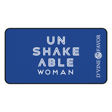 Load image into Gallery viewer, Unshakeable Woman Blue  Desk Mat