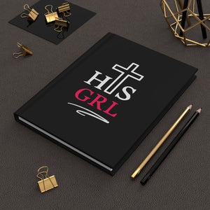 His Girl - Black Hardcover Journal Matte