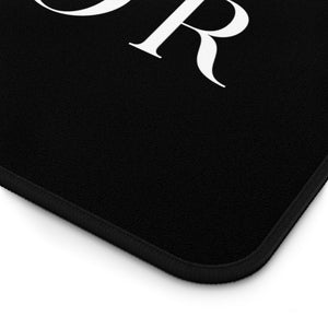 D'VINE FAVOR Logo - Black  Desk Mat