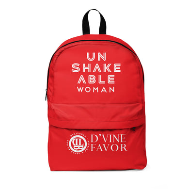 Unshakeable Woman -Red Classic Backpack