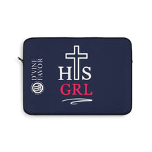 Load image into Gallery viewer, HIS GIRL - Navy.Laptop Sleeve