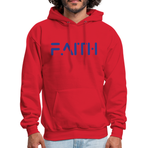 FAITH - Gildan Heavy Blend Adult Hoodie - red