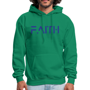 FAITH - Gildan Heavy Blend Adult Hoodie - kelly green