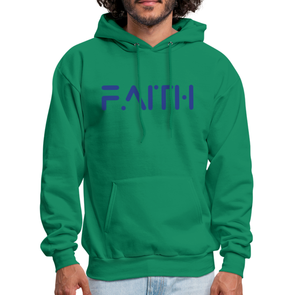 FAITH - Gildan Heavy Blend Adult Hoodie - kelly green