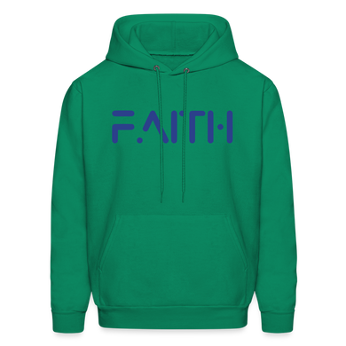 FAITH - Gildan Heavy Blend Adult Hoodie - kelly green