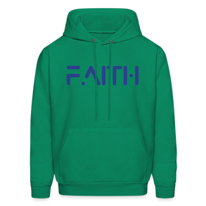 FAITH - Gildan Heavy Blend Adult Hoodie - kelly green