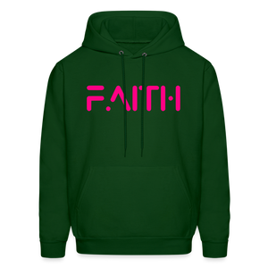 FAITH - Gildan Heavy Blend Adult Hoodie - forest green