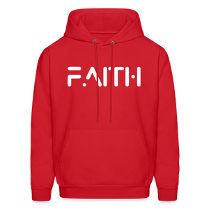 FAITH - Gildan Heavy Blend Adult Hoodie - red