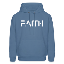 Load image into Gallery viewer, FAITH - Gildan Heavy Blend Adult Hoodie - denim blue