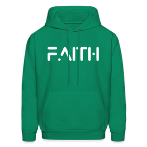 FAITH - Gildan Heavy Blend Adult Hoodie - kelly green