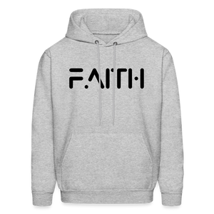 FAITH - Gildan Heavy Blend Adult Hoodie - heather gray