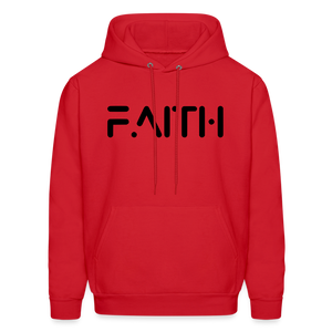 FAITH - Gildan Heavy Blend Adult Hoodie - red