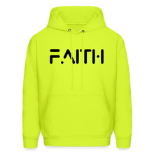 Load image into Gallery viewer, FAITH - Gildan Heavy Blend Adult Hoodie - safety green