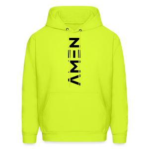 Amen - Gildan Heavy Blend Adult Hoodie - safety green