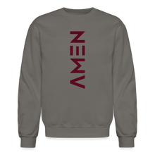 Load image into Gallery viewer, Amen Crewneck Sweatshirt - asphalt gray