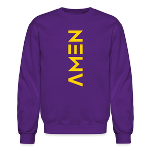 Amen Crewneck Sweatshirt - purple