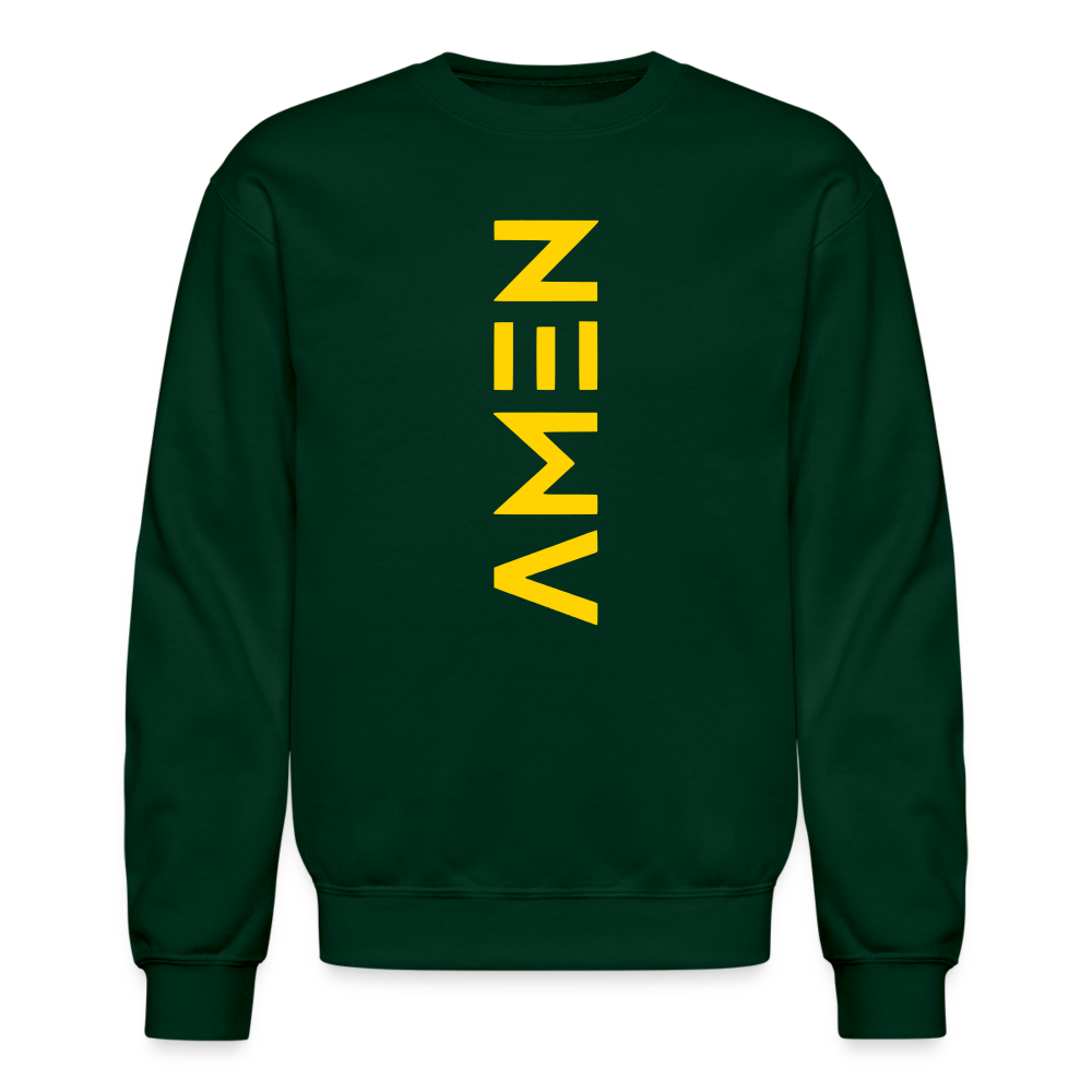 Amen Crewneck Sweatshirt - forest green