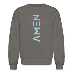 Amen Crewneck Sweatshirt - asphalt gray