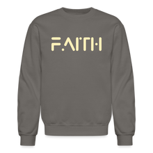 Load image into Gallery viewer, Faith Crewneck Sweatshirt - asphalt gray