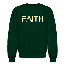 Load image into Gallery viewer, Faith Crewneck Sweatshirt - forest green