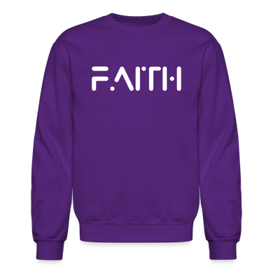 Faith Crewneck Sweatshirt - purple