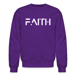 Faith Crewneck Sweatshirt - purple