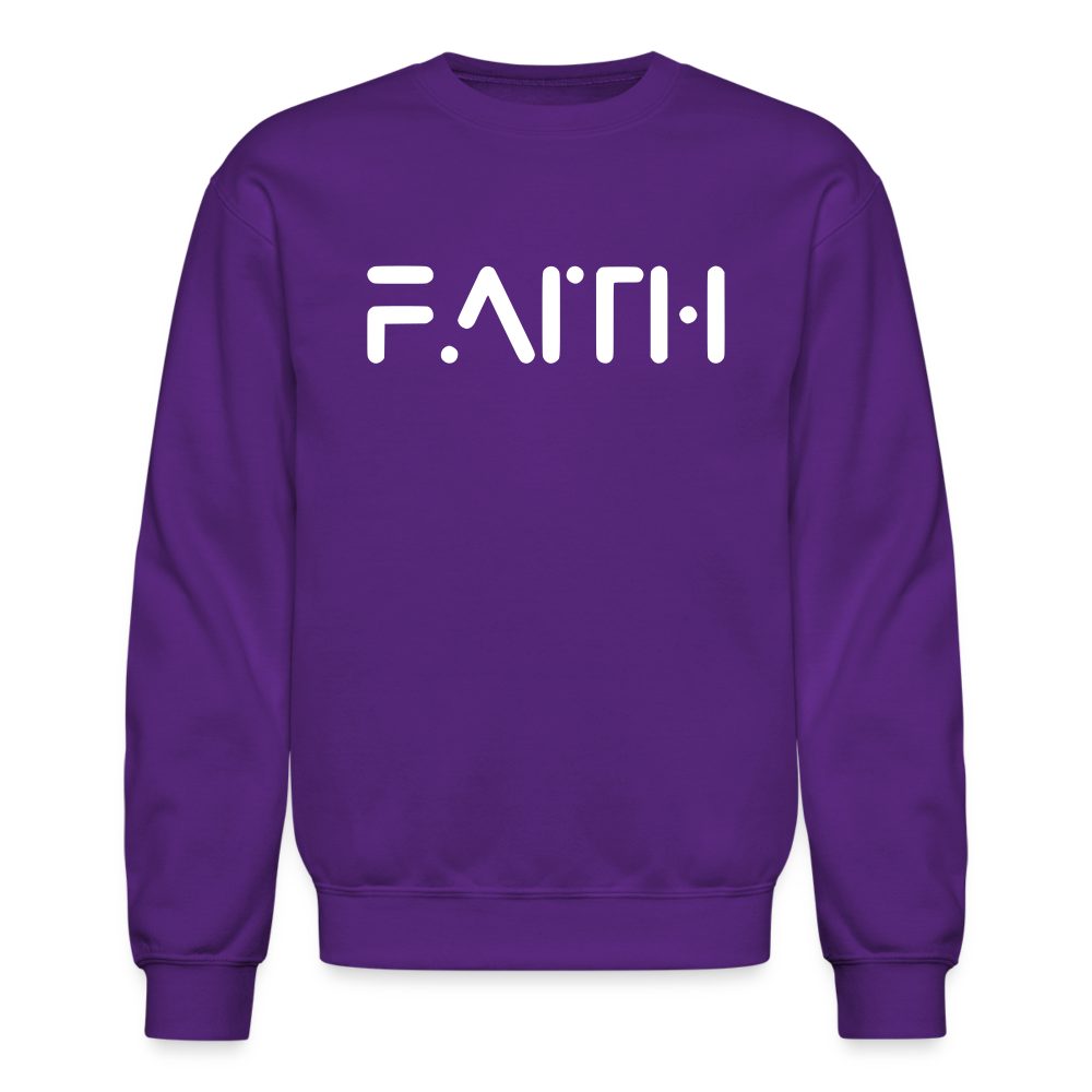 Faith Crewneck Sweatshirt - purple