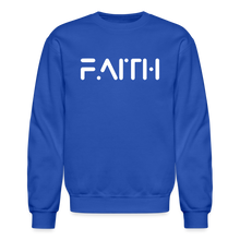 Load image into Gallery viewer, Faith Crewneck Sweatshirt - royal blue