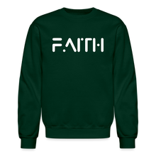 Load image into Gallery viewer, Faith Crewneck Sweatshirt - forest green