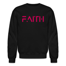 Load image into Gallery viewer, Faith Crewneck Sweatshirt - black