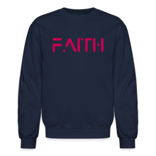 Load image into Gallery viewer, Faith Crewneck Sweatshirt - navy