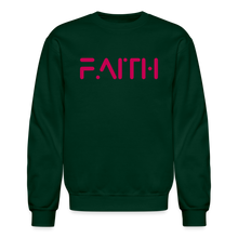 Load image into Gallery viewer, Faith Crewneck Sweatshirt - forest green