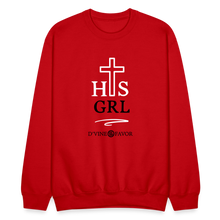 Load image into Gallery viewer, His Girl Crewneck Sweatshirt - red