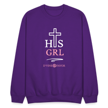 Load image into Gallery viewer, His Girl Crewneck Sweatshirt - purple