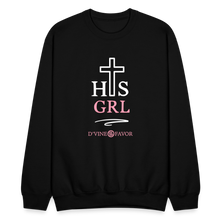 Load image into Gallery viewer, His Girl Crewneck Sweatshirt - black