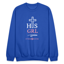 Load image into Gallery viewer, His Girl Crewneck Sweatshirt - royal blue