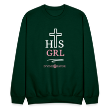 Load image into Gallery viewer, His Girl Crewneck Sweatshirt - forest green