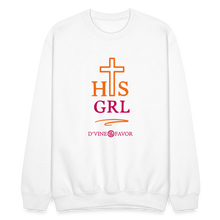 Load image into Gallery viewer, His Girl Crewneck Sweatshirt - white