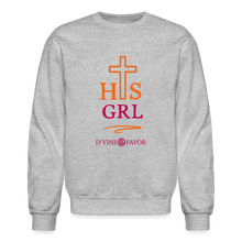 Load image into Gallery viewer, His Girl Crewneck Sweatshirt - heather gray