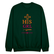 Load image into Gallery viewer, His Girl Crewneck Sweatshirt - forest green