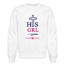 Load image into Gallery viewer, His Girl Crewneck Sweatshirt - white