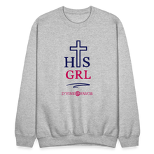 Load image into Gallery viewer, His Girl Crewneck Sweatshirt - heather gray