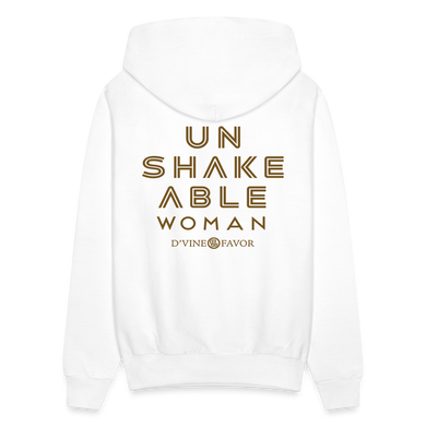 Unshakeable Woman - Glitz Hoodie - white