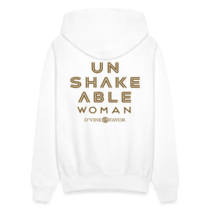 Unshakeable Woman - Glitz Hoodie - white