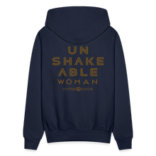 Load image into Gallery viewer, Unshakeable Woman - Glitz Hoodie - navy